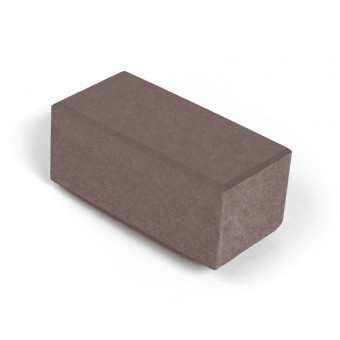Брусчатка Нобетек 2П8Ф п/п серый цемент коричневая 200х100х80 мм