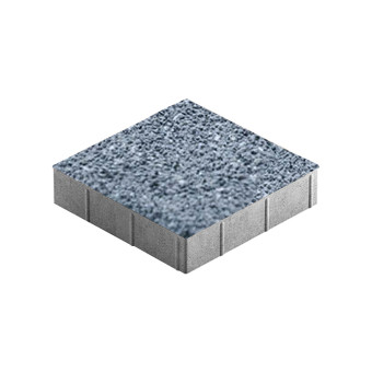 Тротуарная плитка Steingot Плита Квадрат Granit Premium Grafito Scuro 400х400 мм толщина 80 мм