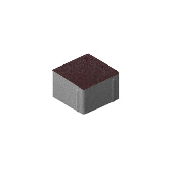 Тротуарная плитка Steingot Квадрат Color Mix Эмбер 100х100 мм толщина 60 мм