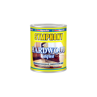 Лак Symphony Hardwood Aqua паркетный глянцевый 0.9 л