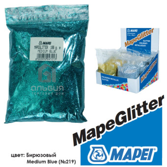 Добавка Mapei Mapeglitter для Kerapoxy Design №219 бирюзовый 100 г