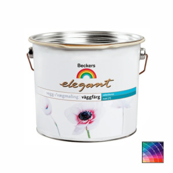 Краска Beckers Vaggfarg Matt для стен и потолков база A 9 л Краска Beckers Vaggfarg Matt для стен и потолков база A 9 л