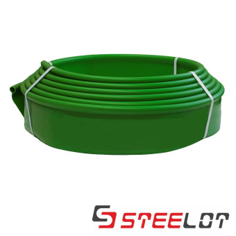 Пластиковый бордюр STEELOT Макси Кантри 10000х20х140 мм зелёный