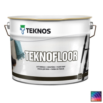 Краска Teknos Teknofloor для пола база 1 2,7 л Краска Teknos Teknofloor для пола база 1 2,7 л