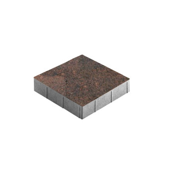 Тротуарная плитка Steingot Квадрат Color Mix Тигр 200х200 мм толщина 60 мм
