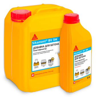 Пластификатор Sika Sikament BV 3M для бетона 5 л