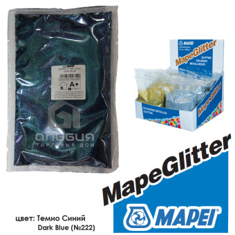 Добавка Mapei Mapeglitter для Kerapoxy Design №222 темно-синий 100 г Добавка Mapei Mapeglitter для Kerapoxy Design №222 темно-синий 100 г