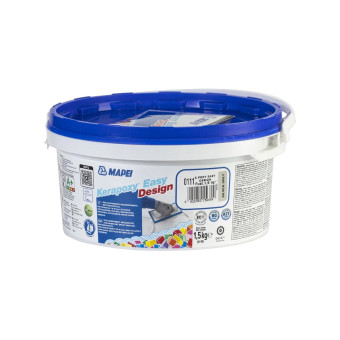 Затирка Mapei Kerapoxy Easy Design №0111 серебристо-серая 1.5 кг