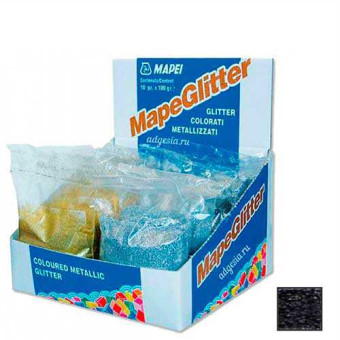 Добавка Mapei Mapeglitter для Kerapoxy Design №223 черный 100 г Добавка Mapei Mapeglitter для Kerapoxy Design №223 черный 100 г
