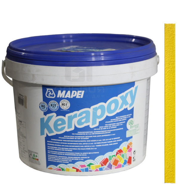 Затирка Mapei Kerapoxy №150 желтая 10 кг