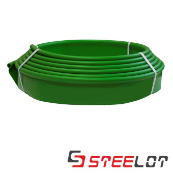 Пластиковый бордюр STEELOT Мини Кантри 10000х20х80 мм зелёный