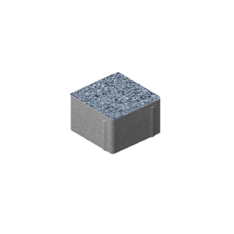 Тротуарная плитка Steingot Квадрат Granit Premium Grafito Scuro 100х100 мм толщина 60 мм