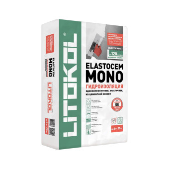 Гидроизоляционная смесь Litokol Elastocem mono 20 кг