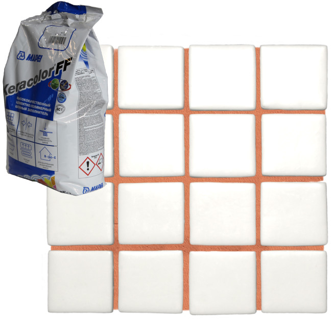 Затирка для плитки Mapei Keracolor FF №140 красный коралл Мапей Кераколор ФФ фасовка 5 кг купить 