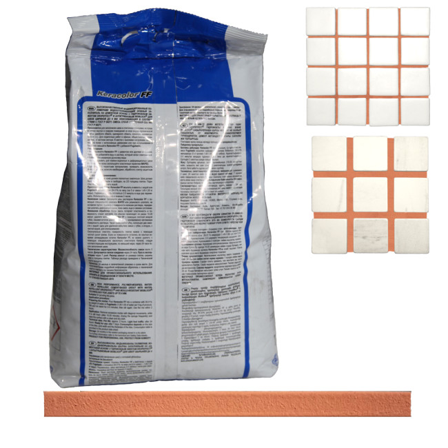 Затирка для плитки Mapei Keracolor FF №140 красный коралл Мапей Кераколор ФФ фасовка 5 кг купить 