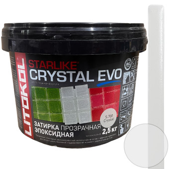 Затирка Litokol Starlike Crystal Evo S.700 crystal 2.5 кг