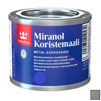 Краска Tikkurila Miranol Koristemaali серебро 0,1 л Краска Tikkurila Miranol Koristemaali серебро 0,1 л