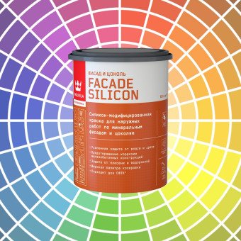 Краска Tikkurila Facade Silicon фасадная база VVA 0.9 л