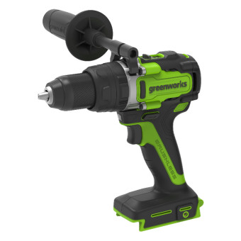 Дрель-шуруповёрт ударная аккумуляторная Greenworks GD24DD140 (арт. 3707607)
