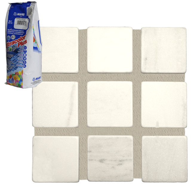 Затирка Mapei Ultracolor Plus №111 светло серая Мапей Ультраколор Плюс фасовка 2 кг купить 