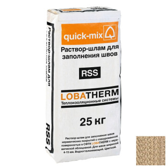 Затирка цементная Quick-mix RSS бежевая 25 кг Затирка цементная Quick-mix RSS бежевая 25 кг