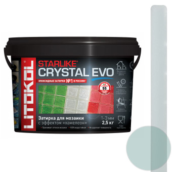 Затирка Litokol Starlike Crystal Evo S.810 verde capri 2.5 кг