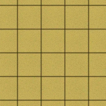 Тротуарная плитка Выбор КВАДРАТ А.2.К.4 Гладкий Желтый 200х200х40 мм