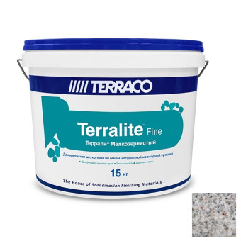Декоративная штукатурка Terraco Terralite Fine мелкозернистая 90-F 15 кг Декоративная штукатурка Terraco Terralite Fine мелкозернистая 90-F 15 кг