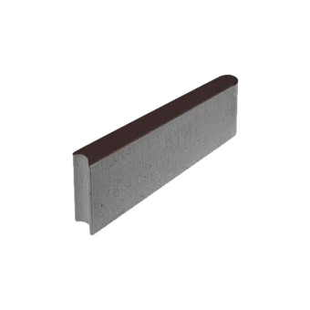 Бордюр тротуарный бетонный Выбор Стандарт коричневый 500х200х80 мм