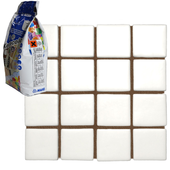 Затирка для плитки Mapei Keracolor FF №144 шоколад Мапей Кераколор ФФ фасовка 5 кг купить 
