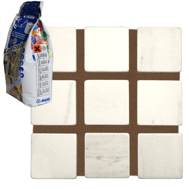 Затирка для плитки Mapei Keracolor FF №144 шоколад Мапей Кераколор ФФ фасовка 5 кг купить 