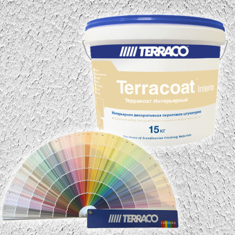 Декоративная штукатурка Terraco Terracoat Interior Standart "шагрень" 15 кг