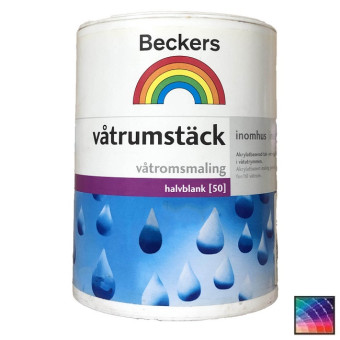 Краска Beckers Vatrumstack для влажных помещений база A 0,9 л