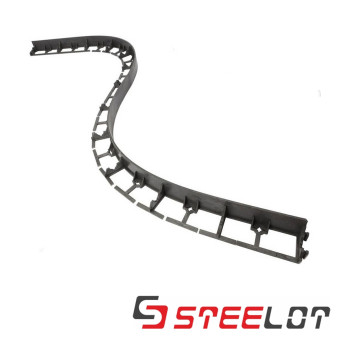 Пластиковый бордюр STEELOT 3000х78х45 мм чёрный