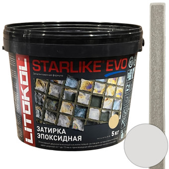 Затирка Litokol Starlike Evo S.102 bianco ghiaccio 5 кг