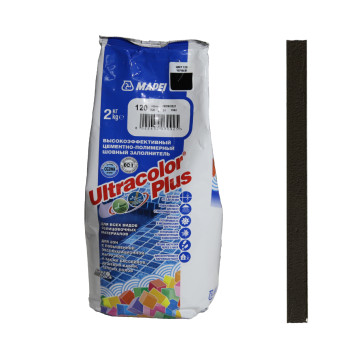 Затирка Mapei Ultracolor Plus №120 черная 2 кг