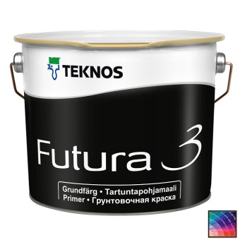 Краска Teknos Futura 3 грунтовочная 2,7 л Краска Teknos Futura 3 грунтовочная 2,7 л