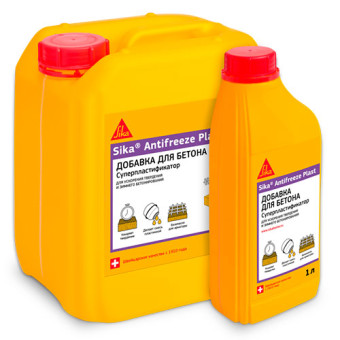 Пластификатор, ускоритель твердения, анрифриз Sika Antifreeze Plast 5 л Пластификатор, ускоритель твердения, анрифриз Sika Antifreeze Plast 5 л