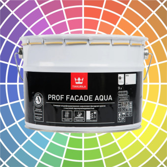 Краска Tikkurila Prof Facade Aqua фасадная база MRA 9 л