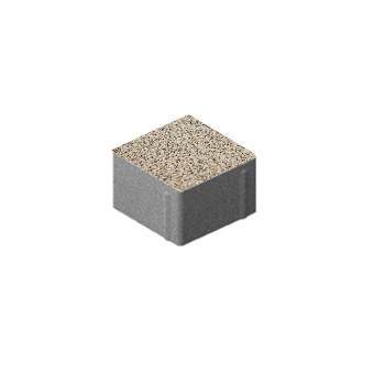 Тротуарная плитка Steingot Квадрат Granit Premium Grano 100х100 мм толщина 60 мм
