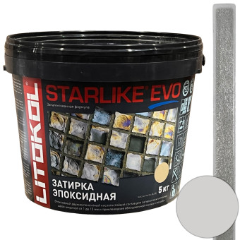 Затирка Litokol Starlike Evo S.105 bianco titanio 5 кг