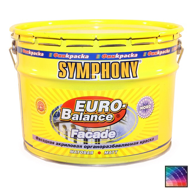 Краска SYMPHONY Euro-Balance Faсade Nord фасадная база КС 20 л