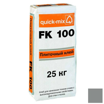 Клей Quick-mix FK 100 для плитки серый 25 кг Клей Quick-mix FK 100 для плитки серый 25 кг