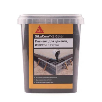 Краситель Sika SikaCem-1 Color для бетона и строительных растворов черный 1 кг