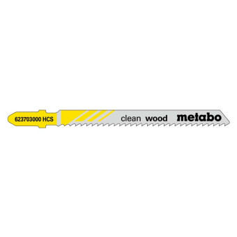 Полотна для электролобзика Metabo T101B по дереву HCS 74 мм шаг 2.5 мм 100 шт. (арт. 623703000)