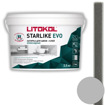 Затирка Litokol Starlike Evo S.110 grigio perla 2.5 кг