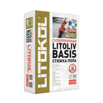 Ровнитель Litokol LitoLiv Basis грубый 25 кг