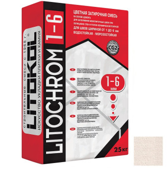 Затирка Litokol Litochrom 1-6 C.50 светло-бежевая 25 кг