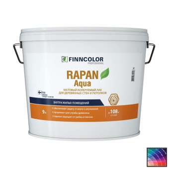 Лак Finncolor Rapan aqua матовый 9 л Лак Finncolor Rapan aqua матовый 9 л