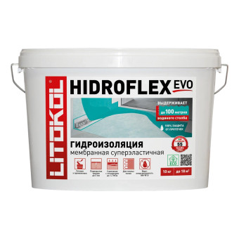 Гидроизоляция Litokol Hidroflex Evo полимерная 10 кг